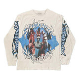 Sb Studios Stainbandz Long Sleeve White Blue