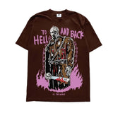 Warren Lotas Tuesday Sports Mask Tee Brown Pink