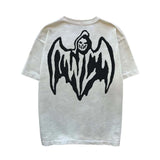 Warren Lotas Bat Logo Tofu Cream/Black Tee