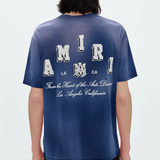 Amiri Collegiate Tee Navy Blue