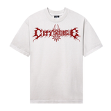 Revenge Metal Tour Tee Cement/Red