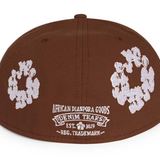 Denim Tears New Era Cotton Wreath 59/50 Hat Brown