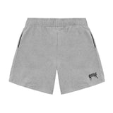 Revenge Embroidered Basic Shorts Grey