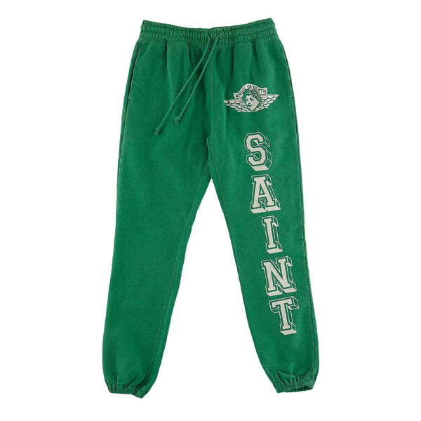 Saint Michael Angel of Death Sweatpants Green by Saint Michael - NWAHYPE No.1 for streetwear Pants in USA