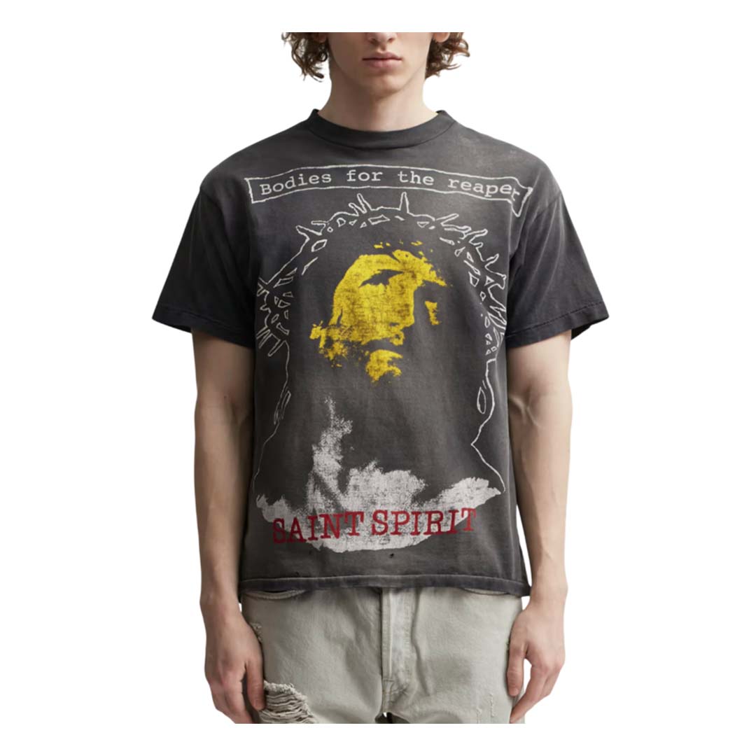 Saint Michael Bodies For The Reaper Tee Faded Black by Saint Michael - NWAHYPE No.1 for streetwear T-Shirts in USA