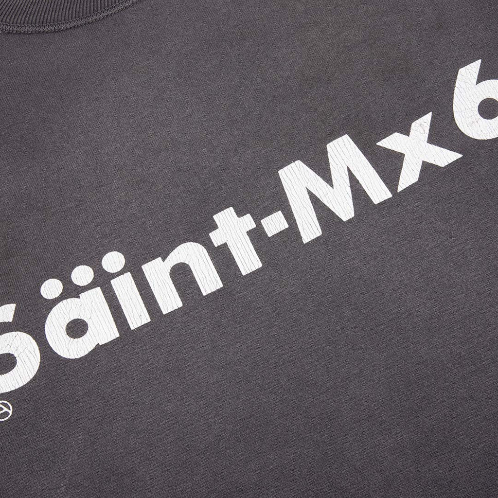 Saint Michael Chaos Crewneck Sweatshirt Faded Grey by Saint Michael - NWAHYPE No.1 for streetwear Hoodies in USA