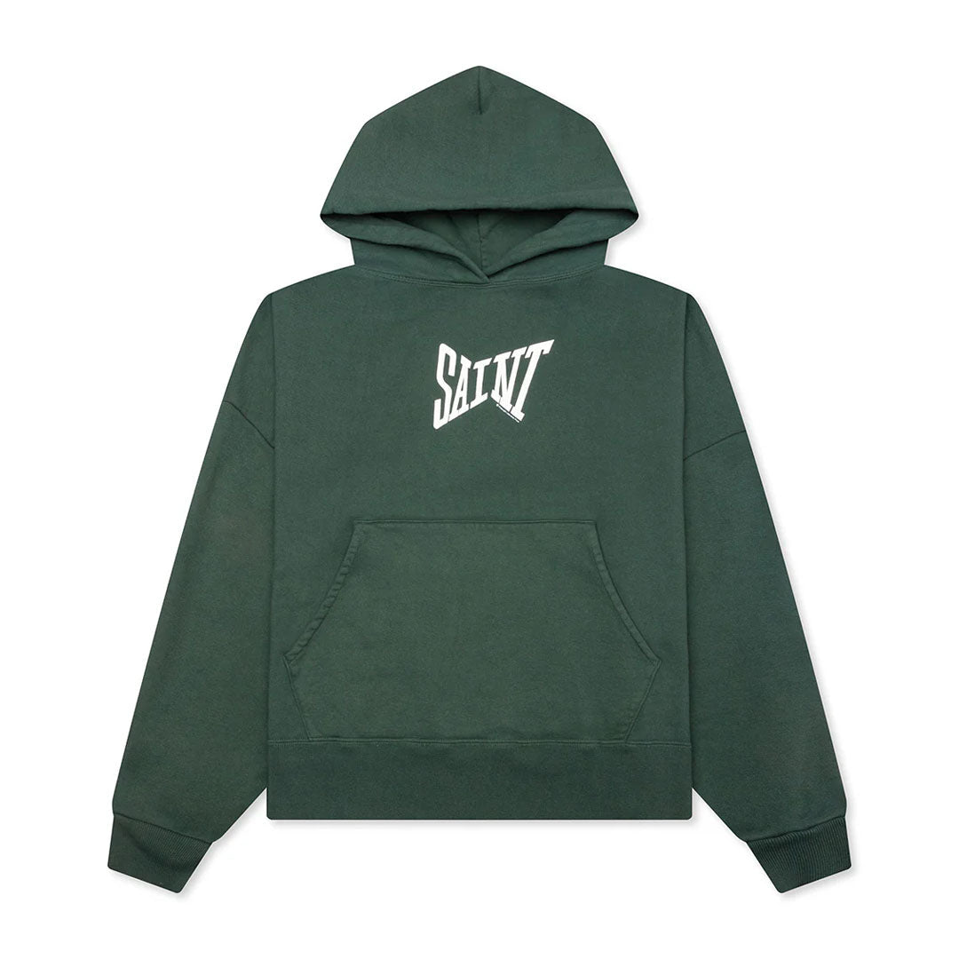 Saint Michael Ribon Saint Hoodie Green Olive by Saint Michael - NWAHype 1 for streetwear Hoodies in USA