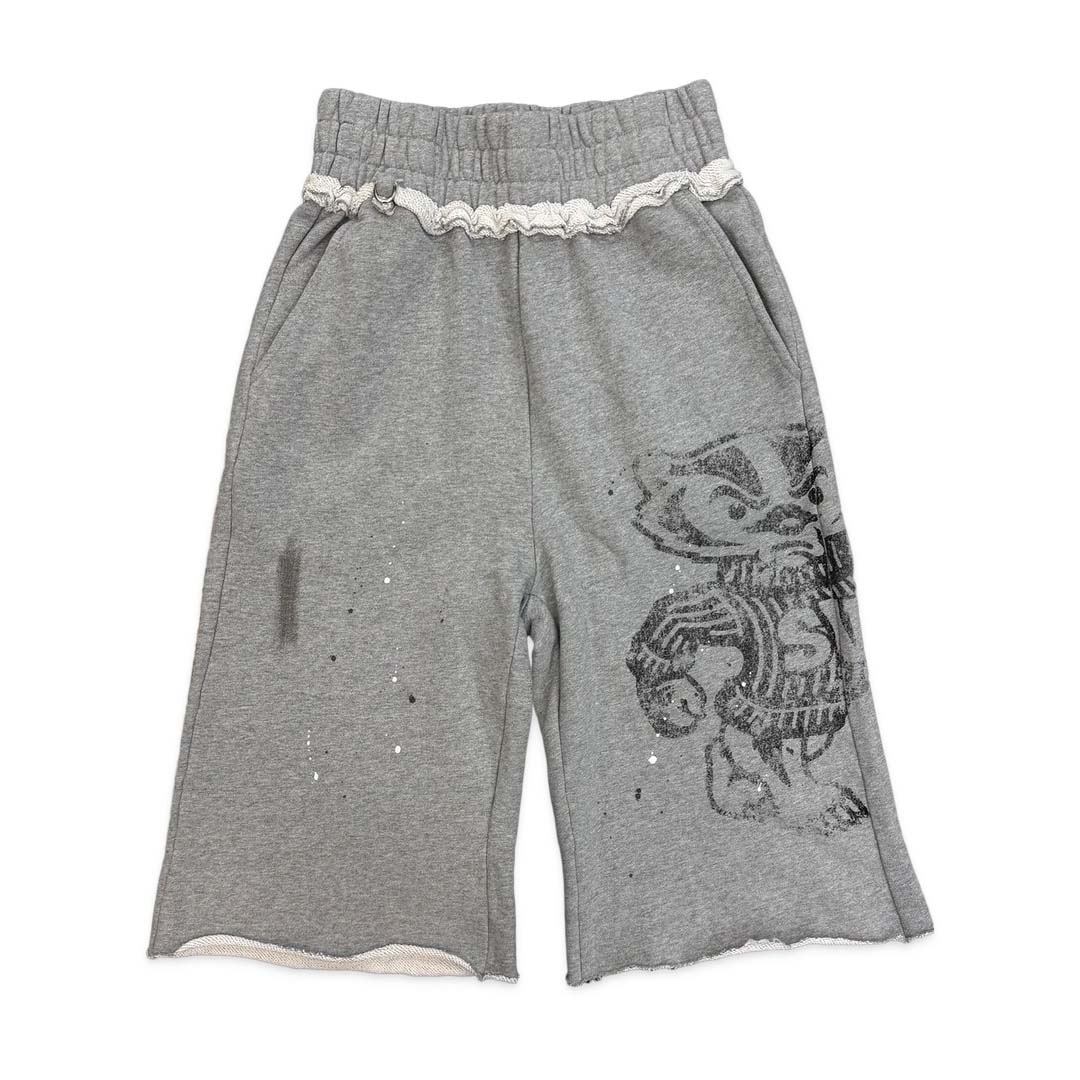 Saint Vanity Badger Grey Long Shorts by Saint Vanity - NWAHYPE No.1 for streetwear Shorts in USA