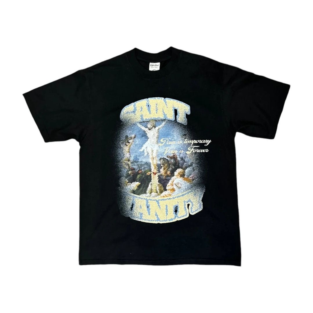 Saint Vanity Blurry Cross Tee Black by Saint Vanity - NWAHype 1 for streetwear T-Shirts in USA