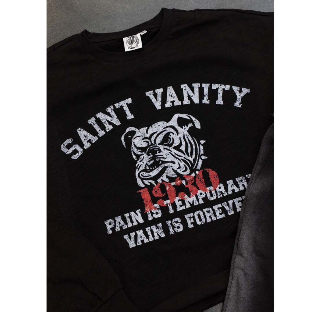 Saint Vanity Dawgs Long Sleeve Tee Black by Saint Vanity - NWAHYPE No.1 for streetwear T-Shirts in USA