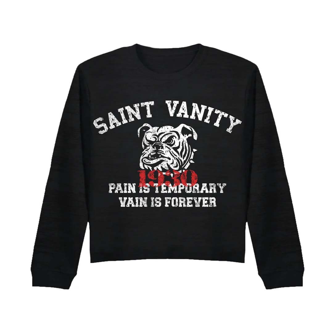 Saint Vanity Dawgs Long Sleeve Tee Black by Saint Vanity - NWAHYPE No.1 for streetwear T-Shirts in USA