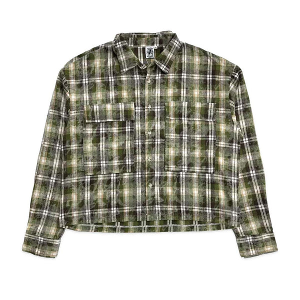 Saint Vanity Green Brown Flannel by Saint Vanity - NWAHYPE No.1 for streetwear T-Shirts in USA