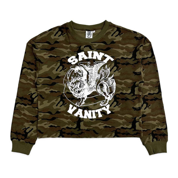 Saint Vanity Green Camo Thermal by Saint Vanity - NWAHYPE No.1 for streetwear T-Shirts in USA