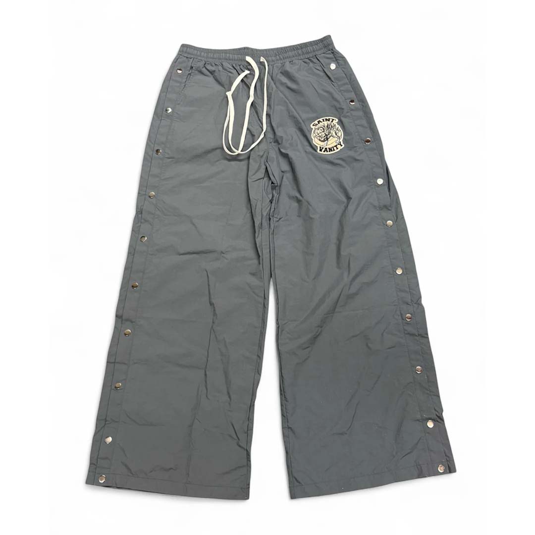 Saint Vanity Grey Nylon Bottom Pants by Saint Vanity - NWAHYPE No.1 for streetwear Pants in USA