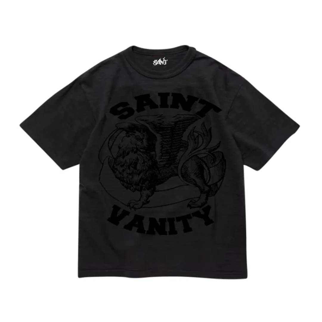Saint Vanity Griffin Monochrome Black Tee by Saint Vanity - NWAHYPE No.1 for streetwear T-Shirts in USA