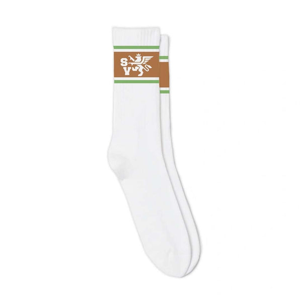 Saint Vanity Griffin Tan Socks by Saint Vanity - NWAHYPE No.1 for streetwear Accessories in USA