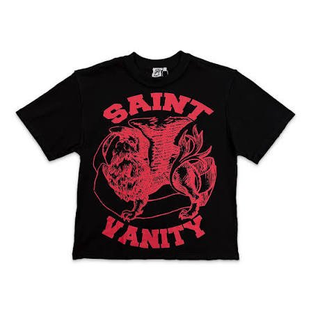 Saint Vanity Griffin Tee Black Red by Saint Vanity - NWAHYPE No.1 for streetwear T-Shirts in USA
