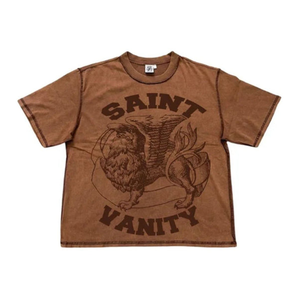 Saint Vanity Griffin Tee Brown by Saint Vanity - NWAHYPE No.1 for streetwear T-Shirts in USA