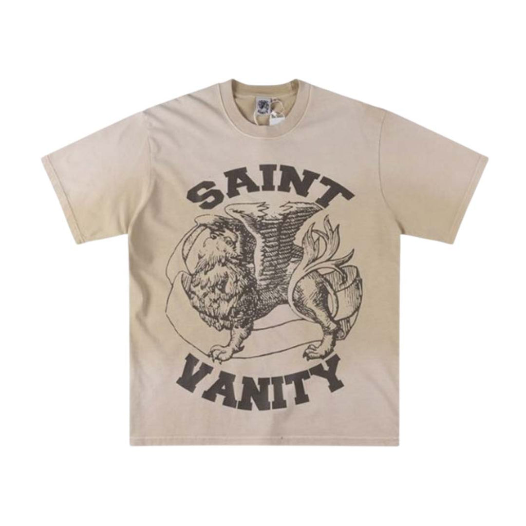 Saint Vanity Griffin Tee Cream Brown by Saint Vanity - NWAHYPE No.1 for streetwear T-Shirts in USA