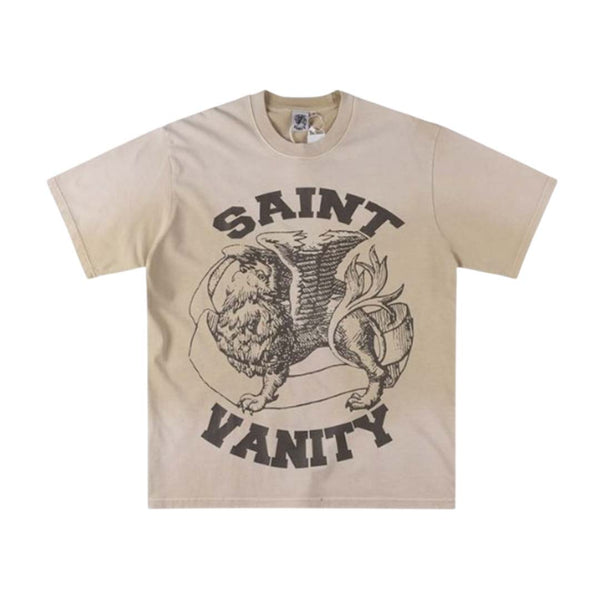 Saint Vanity Griffin Tee Cream Brown by Saint Vanity - NWAHYPE No.1 for streetwear T-Shirts in USA