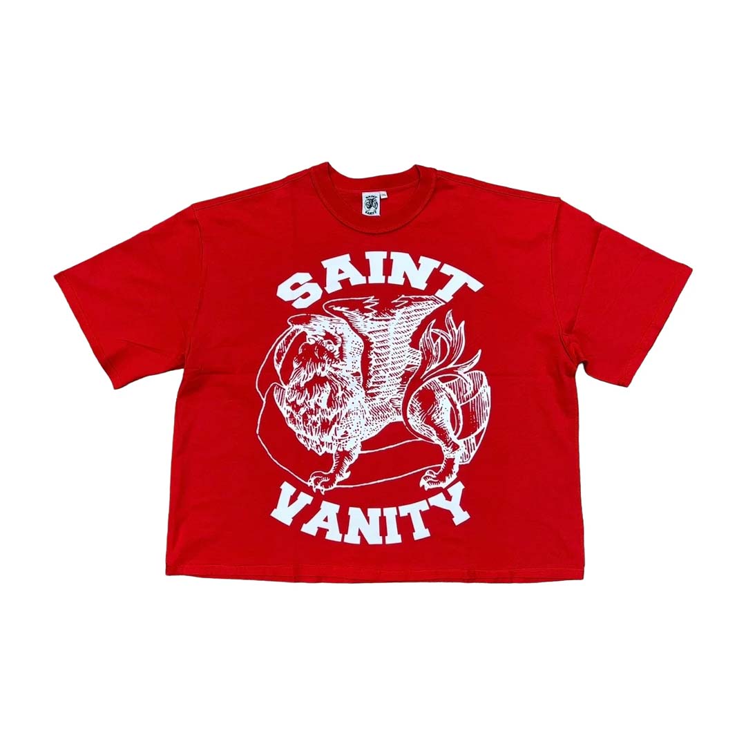 Saint Vanity Griffin Tee Red White by Saint Vanity - NWAHype 1 for streetwear T-Shirts in USA