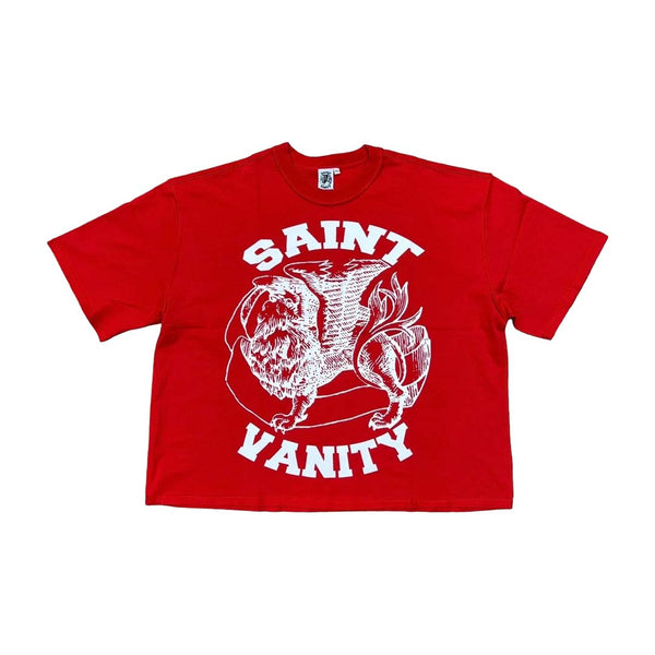 Saint Vanity Griffin Tee Red White by Saint Vanity - NWAHype 1 for streetwear T-Shirts in USA