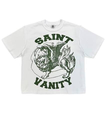 Saint Vanity Griffin Tee White Green by Saint Vanity - NWAHYPE No.1 for streetwear T-Shirts in USA
