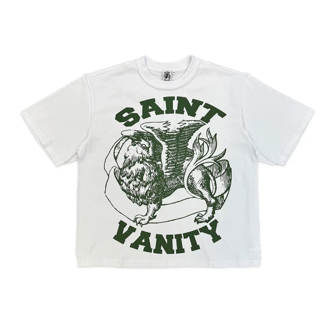 Saint Vanity Griffin Tee White Green by Saint Vanity - NWAHype 1 for streetwear T-Shirts in USA
