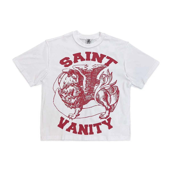 Saint Vanity Griffin Tee White Red by Saint Vanity - NWAHype 1 for streetwear T-Shirts in USA