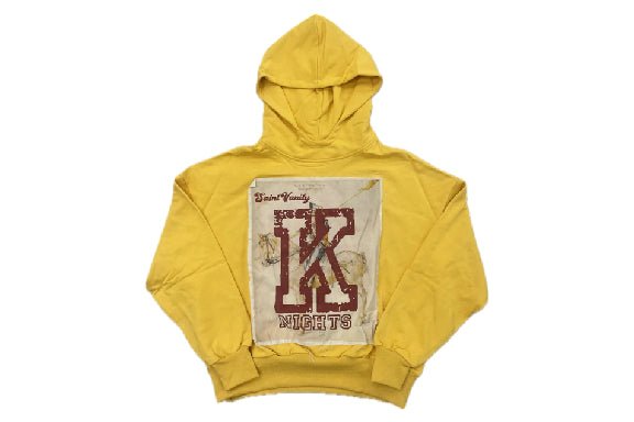Saint Vanity Knights Yellow Hoodie by Saint Vanity - NWAHYPE No.1 for streetwear Hoodies in USA