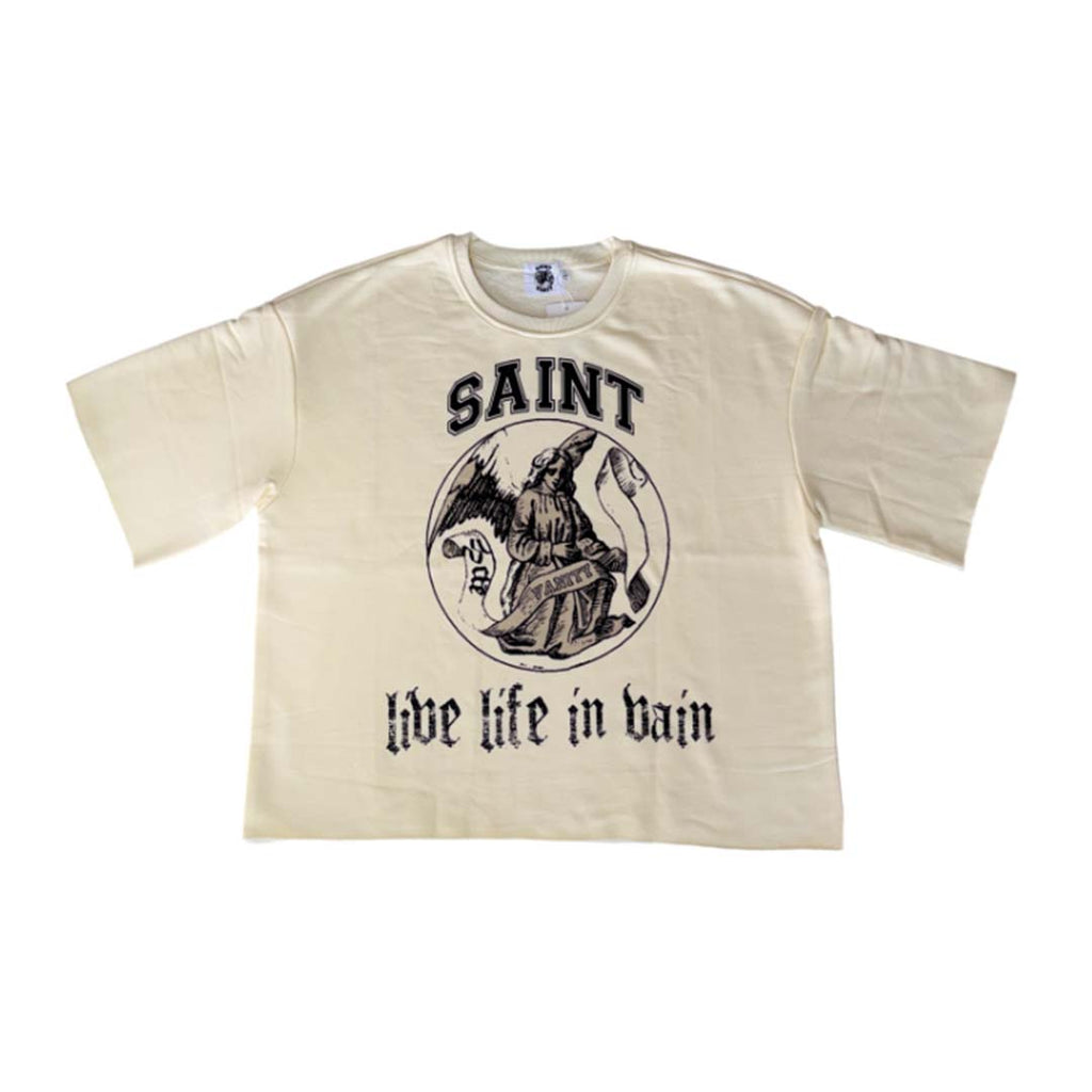 Saint Vanity LLIV Short Sleeve Crewneck Cream by Saint Vanity - NWAHYPE No.1 for streetwear T-Shirts in USA