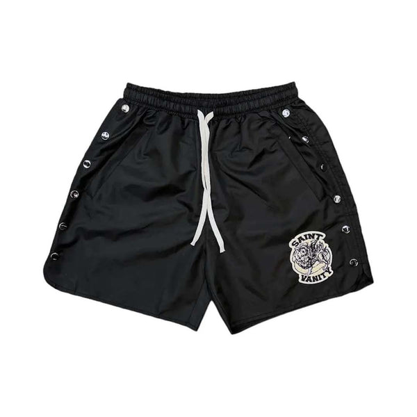 Saint Vanity Nylon Shorts Black by Saint Vanity - NWAHYPE No.1 for streetwear Shorts in USA
