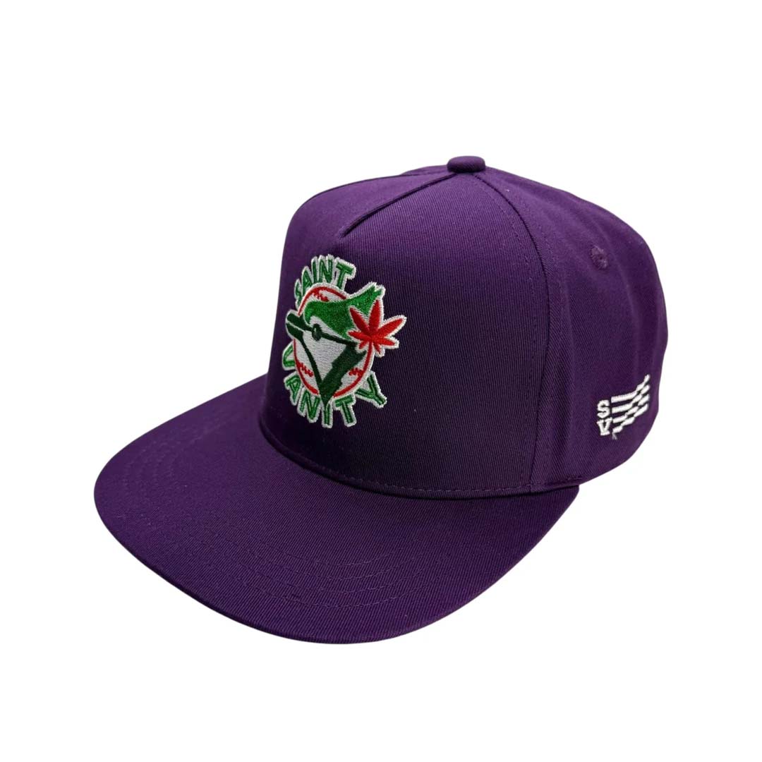 Saint Vanity Purple Snapback Hat by Saint Vanity - NWAHYPE No.1 for streetwear Hats in USA