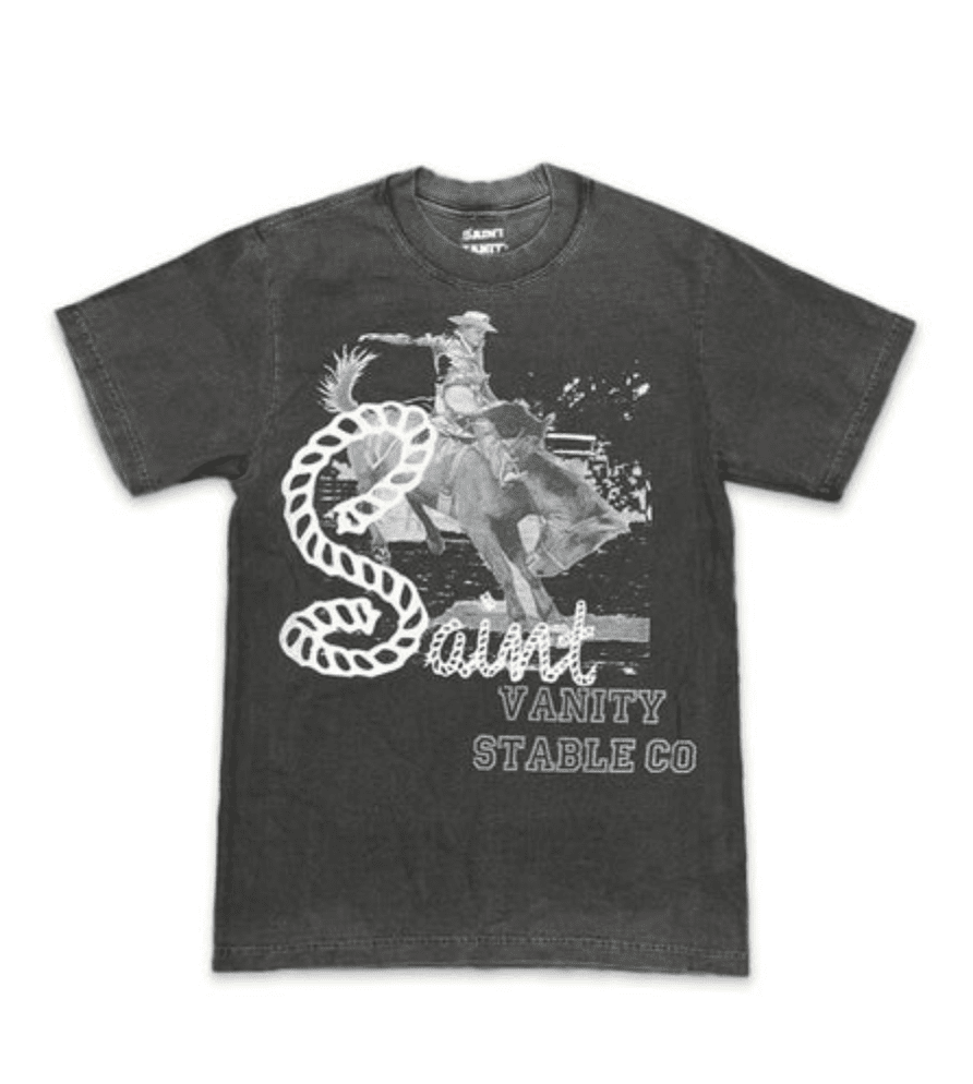 Saint Vanity Stable Tee Faded Black by Saint Vanity - NWAHype 1 for streetwear T-Shirts in USA