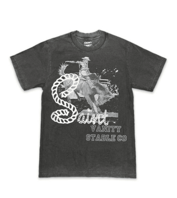 Saint Vanity Stable Tee Faded Black by Saint Vanity - NWAHype 1 for streetwear T-Shirts in USA