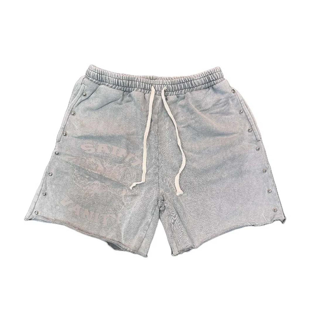 Saint Vanity Terry Shorts Grey by Saint Vanity - NWAHYPE No.1 for streetwear Shorts in USA