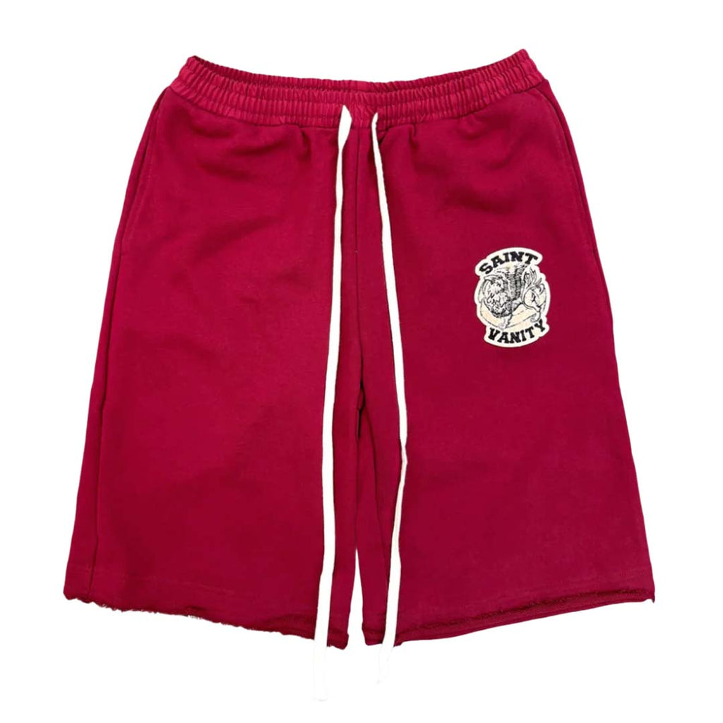 Saint Vanity Uniform Shorts Crimson Red by Saint Vanity - NWAHYPE No.1 for streetwear Shorts in USA