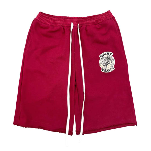 Saint Vanity Uniform Shorts Crimson Red by Saint Vanity - NWAHYPE No.1 for streetwear Shorts in USA