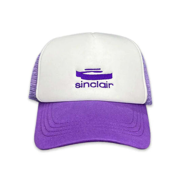 Sinclair 3D Logo Trucker Hat White Purple by Sinclair - NWAHype No.1 for streetwear Hats in USA