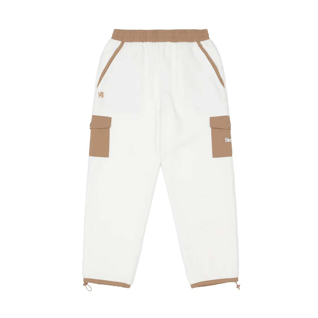 Sinclair Cargo Pocket Fleece Sweatpants Cream by Sinclair - NWAHype 1 for streetwear Pants in USA