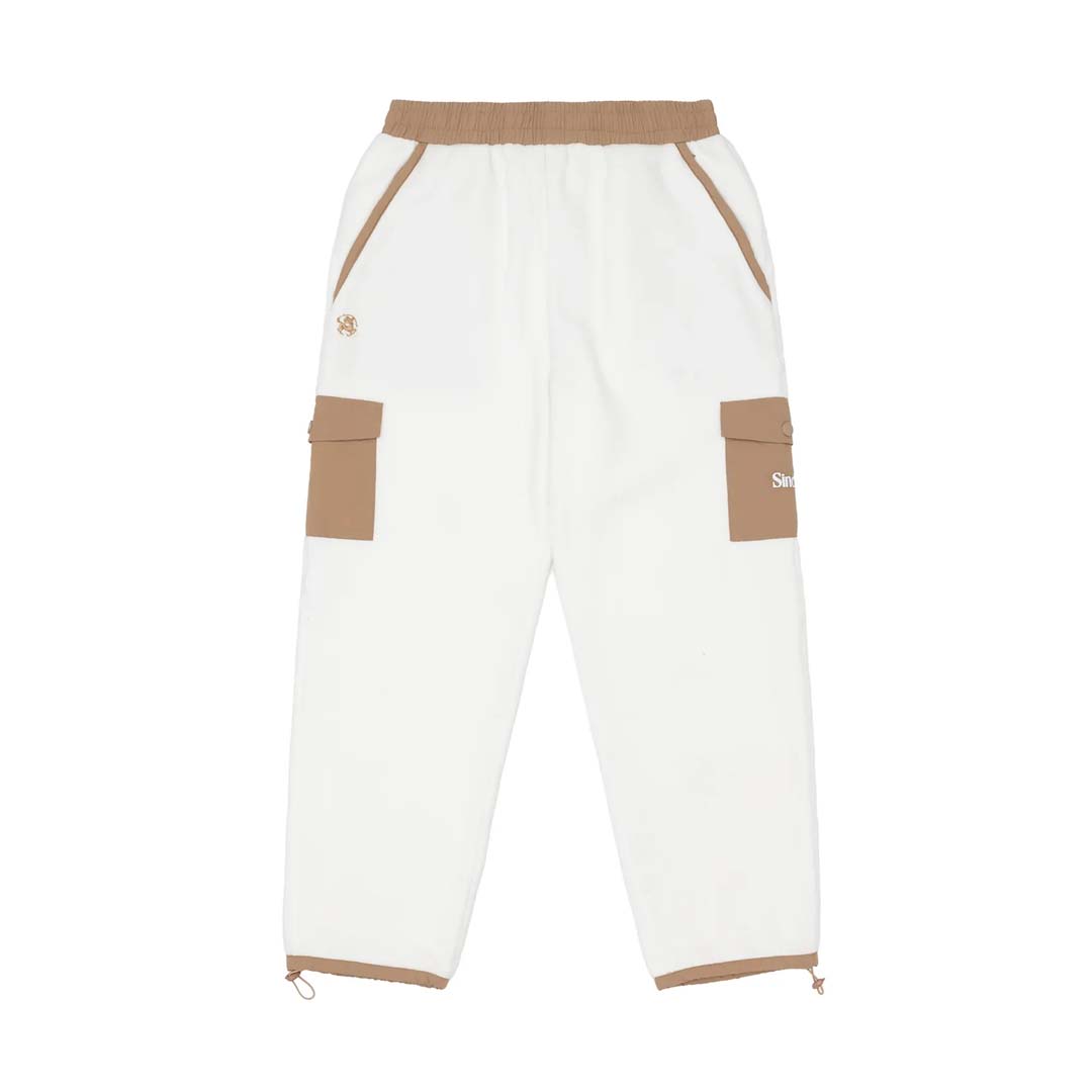 Sinclair Cargo Pocket Fleece Sweatpants Cream by Sinclair - NWAHype 1 for streetwear Pants in USA