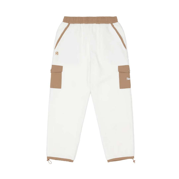 Sinclair Cargo Pocket Fleece Sweatpants Cream by Sinclair - NWAHype 1 for streetwear Pants in USA