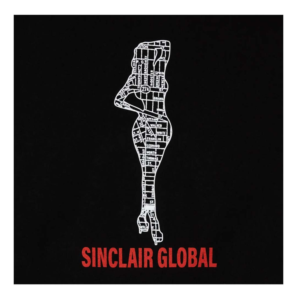 Sinclair Global Map Tee Black by Sinclair - NWAHYPE No.1 for streetwear T-Shirts in USA
