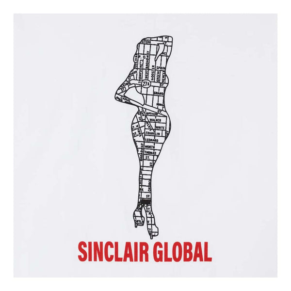 Sinclair Global Map Tee White by Sinclair - NWAHYPE No.1 for streetwear T-Shirts in USA
