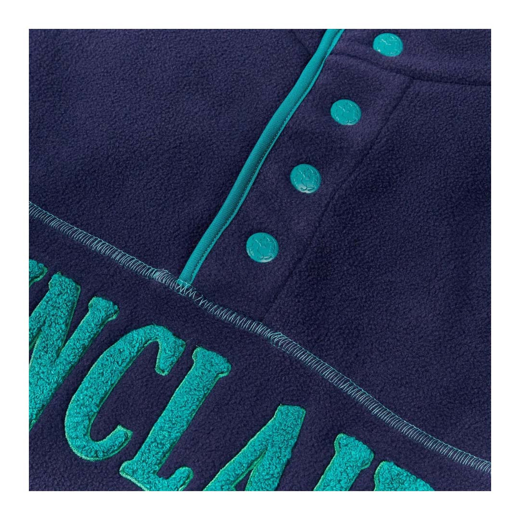 Sinclair Polar Fleece Quarter Button Up Navy by Sinclair - NWAHype 1 for streetwear Hoodies in USA