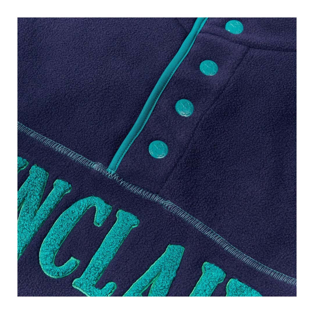 Sinclair Polar Fleece Quarter Button Up Navy by Sinclair - NWAHype 1 for streetwear Hoodies in USA