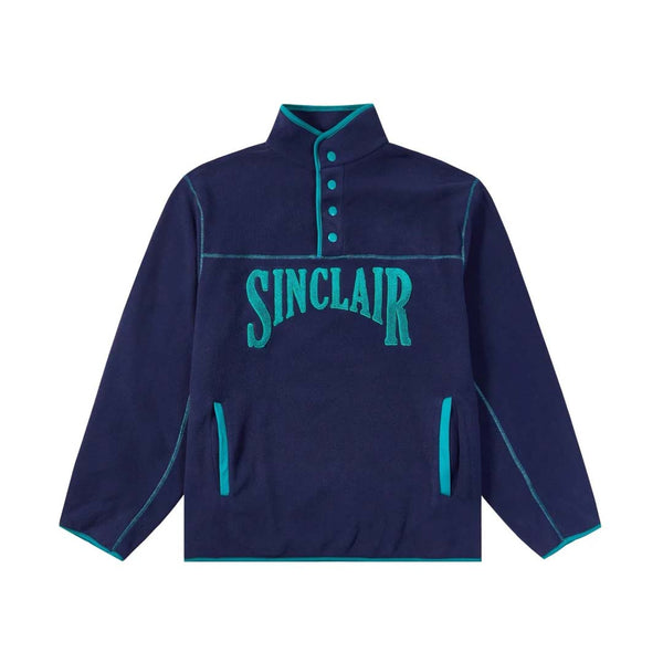 Sinclair Polar Fleece Quarter Button Up Navy by Sinclair - NWAHype 1 for streetwear Hoodies in USA