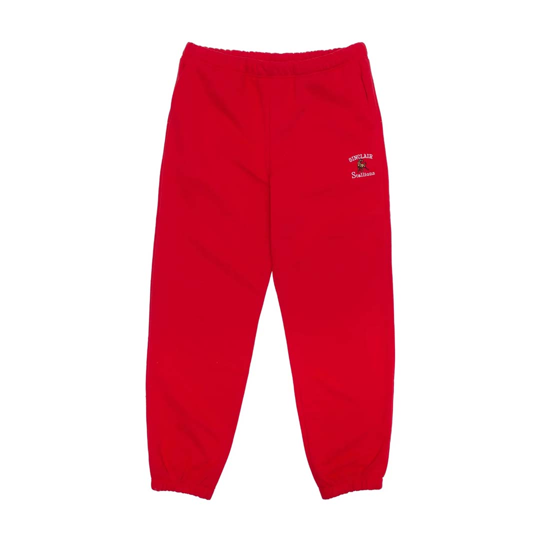 Sinclair Stallions Sweatpants Red by Sinclair - NWAHype 1 for streetwear Pants in USA