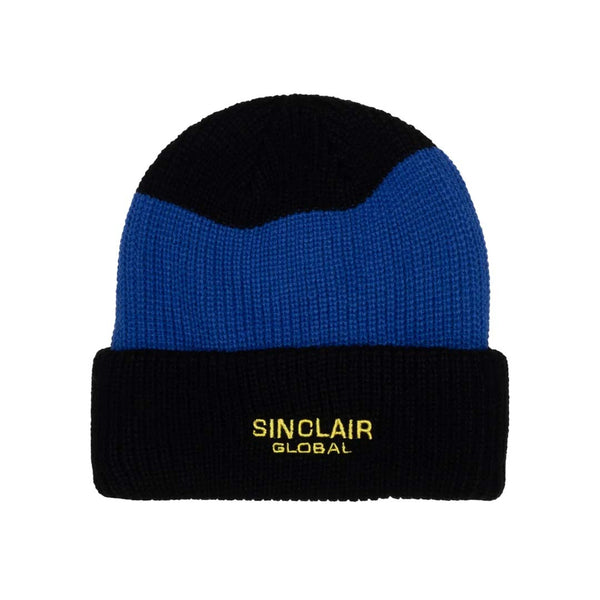 Sinclair Stripe Rib Beanie Black Blue by Sinclair - NWAHype No.1 for streetwear Beanies in USA