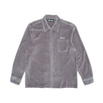 Sinclair Velour Zip Shirt Slate Grey by Sinclair - NWAHype 1 for streetwear T-Shirts in USA